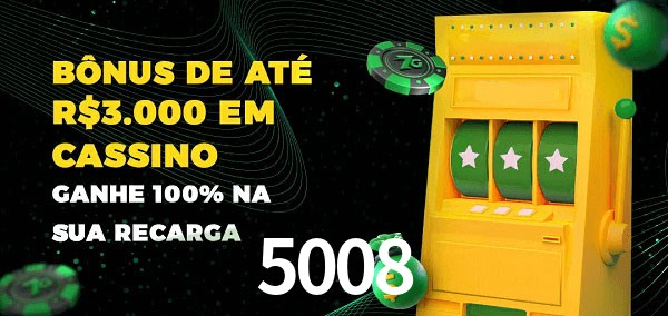 5008 melhor bônus de depósito